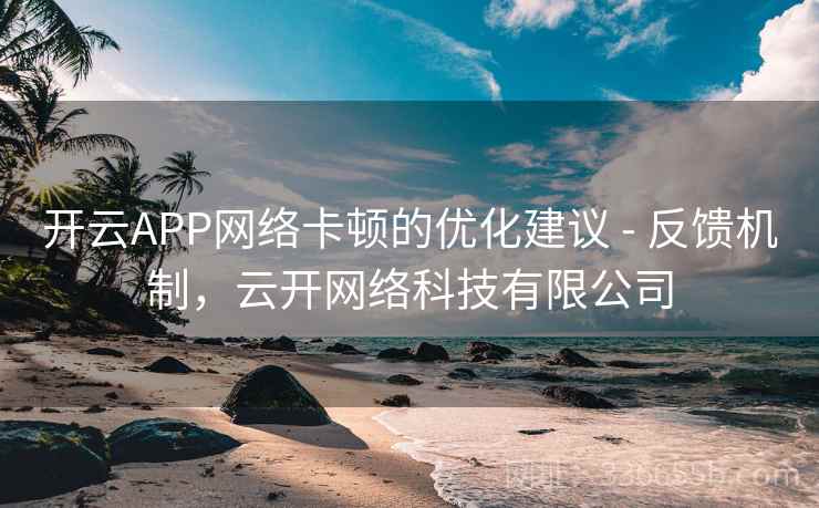 开云APP网络卡顿的优化建议 - 反馈机制，云开网络科技有限公司